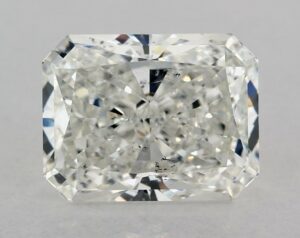 Natural 5 Carat H SI2 Radiant Diamond