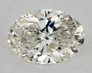 Natural 1.56 Carat J SI2 Oval Diamond