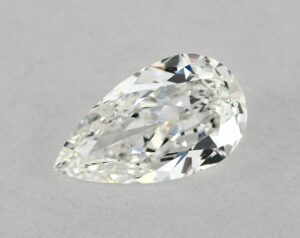 Natural 1.01 Carat H VVS1 Pear Diamond