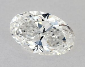Natural 1.01 Carat F SI1 Oval Diamond