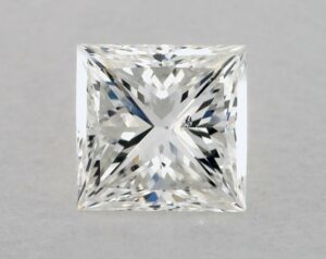 Natural 1 Carat G SI2 Princess Diamond