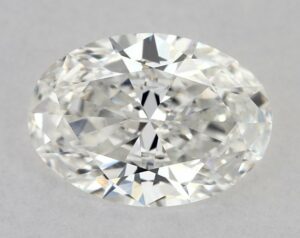 Natural 1.06 Carat G SI1 Oval Diamond