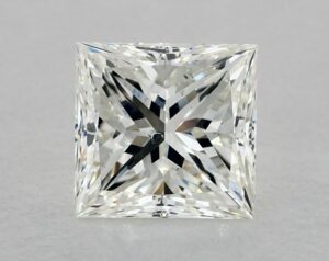 Natural 2.16 Carat I SI1 Princess Diamond