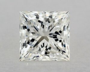 Natural 1.7 Carat I SI1 Princess Diamond