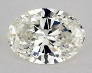 Natural 1.53 Carat I SI1 Oval Diamond