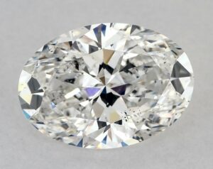Natural 2.05 Carat G SI2 Oval Diamond