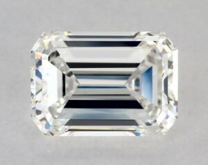 Natural 2.06 Carat F VVS2 Emerald Diamond