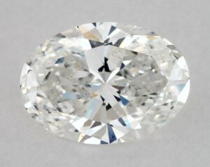 Natural 1.01 Carat G SI2 Oval Diamond