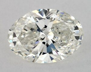 Natural 3 Carat J SI1 Oval Diamond