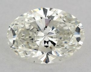 Natural 2.01 Carat I SI1 Oval Diamond