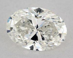 Natural 1.01 Carat H SI2 Oval Diamond