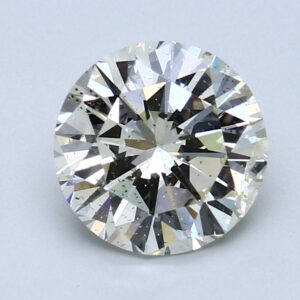 Natural 2.08 Carat I SI1 Round Diamond