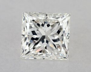 Natural 1.01 Carat G SI1 Princess Diamond
