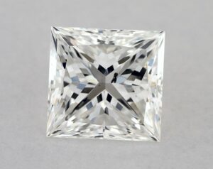 Natural 1.01 Carat G SI2 Princess Diamond