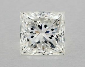 Natural 1.41 Carat I SI1 Princess Diamond