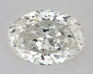 Natural 1.02 Carat G SI1 Oval Diamond
