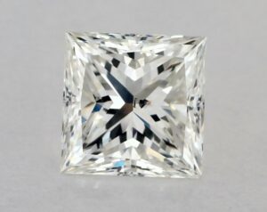 Natural 1.53 Carat H SI2 Princess Diamond
