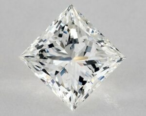 Natural 2.06 Carat H SI2 Princess Diamond
