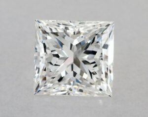 Natural 1.54 Carat F VS2 Princess Diamond