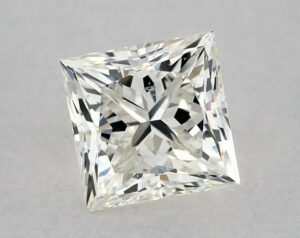 Natural 2.03 Carat I SI2 Princess Diamond