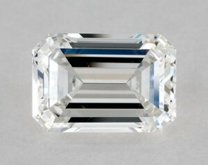 Natural 2 Carat F VS2 Emerald Diamond