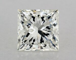 Natural 2.5 Carat I SI2 Princess Diamond
