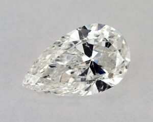 Natural 1 Carat G SI2 Pear Diamond