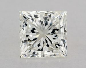 Natural 2.02 Carat J SI1 Princess Diamond