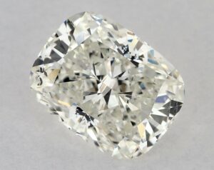 Natural 1.52 Carat J SI1 Cushion Diamond