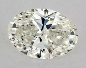 Natural 1.24 Carat J VS1 Oval Diamond