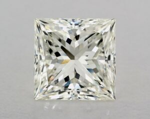Natural 5.34 Carat K VS2 Princess Diamond