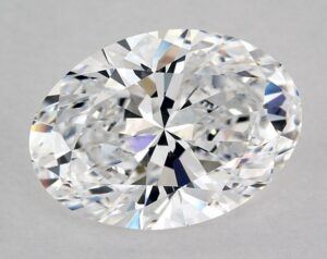 Natural 5.05 Carat D VVS1 Oval Diamond