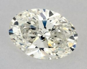 Natural 1.76 Carat J SI1 Oval Diamond