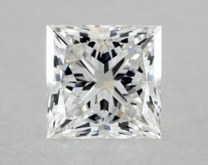 Natural 3.01 Carat G VS2 Princess Diamond