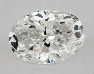 Natural 1.04 Carat F SI1 Oval Diamond