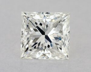 Natural 1 Carat I SI2 Princess Diamond