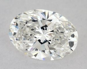 Natural 1.24 Carat F VS2 Oval Diamond