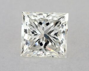Natural 1.21 Carat J SI1 Princess Diamond