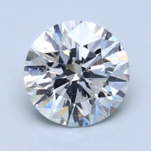 Natural 3.04 Carat H SI2 Round Diamond