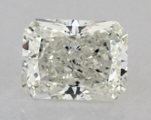 Natural 2.01 Carat J VS2 Radiant Diamond