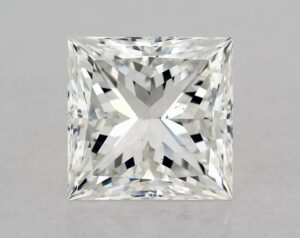 Natural 1.27 Carat H SI1 Princess Diamond