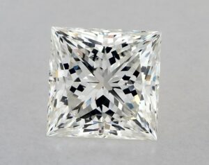 Natural 2.51 Carat I SI2 Princess Diamond