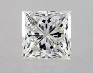 Natural 3.5 Carat H SI1 Princess Diamond
