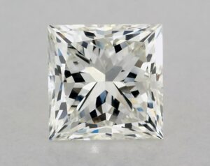 Natural 1.66 Carat J VVS2 Princess Diamond