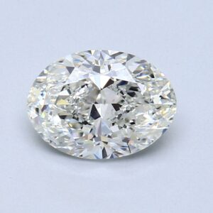 Natural 1.52 Carat J SI1 Oval Diamond