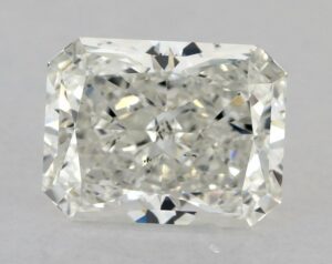 Natural 3 Carat J SI1 Radiant Diamond