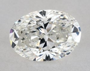 Natural 1 Carat H SI1 Oval Diamond