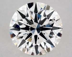 Natural 2.72 Carat H SI2 Round Diamond