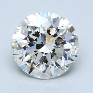 Natural 3.56 Carat H SI2 Round Diamond