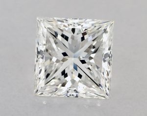 Natural 1.7 Carat F VS2 Princess Diamond